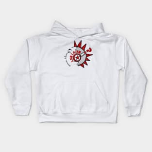 I Love Los Lobos 2Tone Kids Hoodie